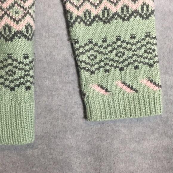 PINK ROSE Aztec Southwest Design Long Line Open Front Cardigan with Long Sleeves - Picture 7 of 16